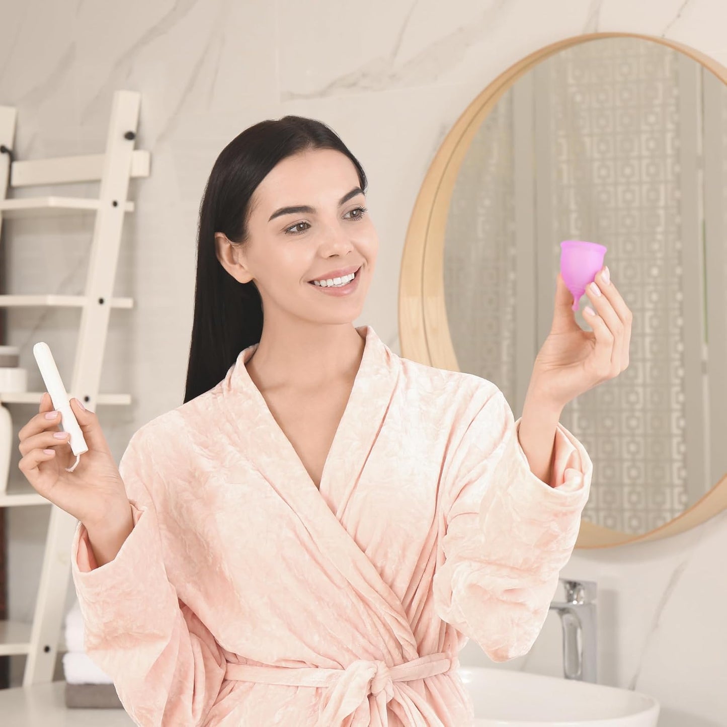 Reusable Menstrual Cup – Eco-Friendly, Comfortable & Safe (Small & Regular Sizes)