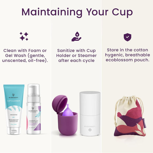Reusable Menstrual Cup – Small & Regular Sizes – Eco-Friendly, Comfortable, Safe