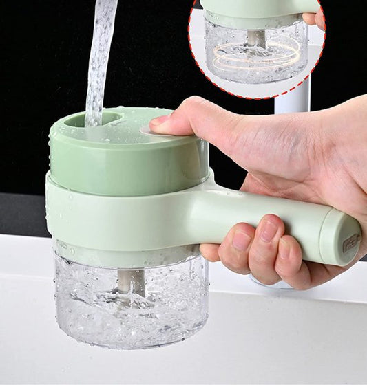 Revolutionize Your Kitchen with the Electric Vegetable Cutter Set – Chop, Slice & Blend in Seconds!