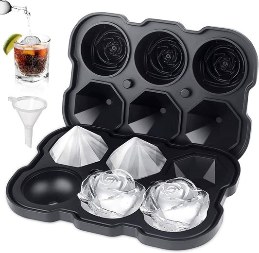 Create Beautiful Moments with the Flower Ice Cube Tray – Premium Silicone Mold for Drinks, Parties & Home Decor!
