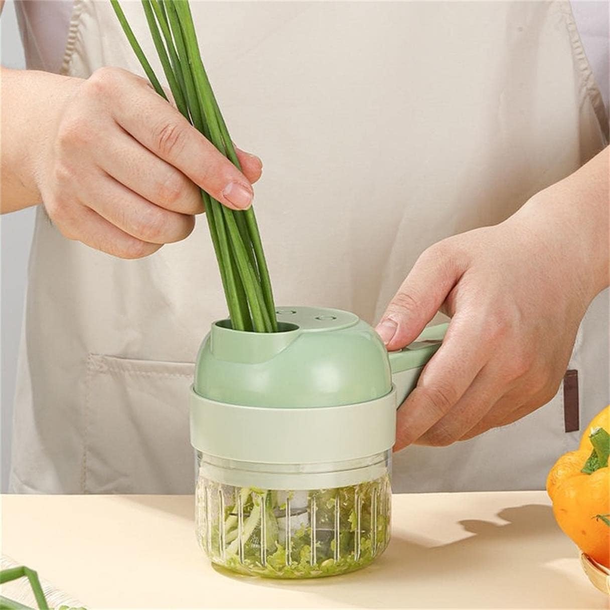 Revolutionize Your Kitchen with the Electric Vegetable Cutter Set – Chop, Slice & Blend in Seconds!