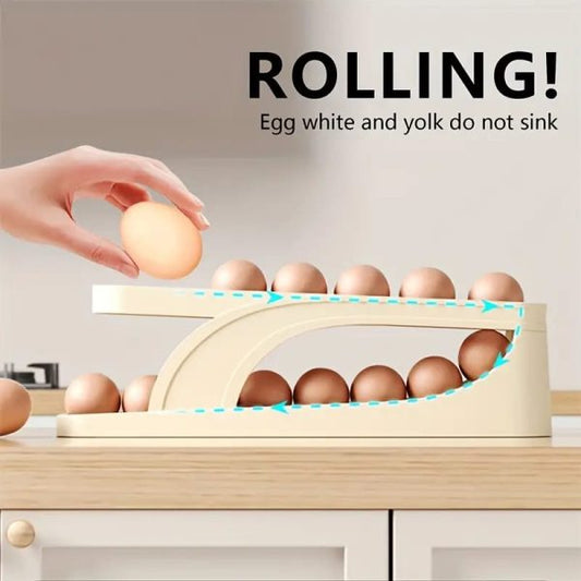 🥚 Keep Your Eggs Fresh & Organized – Premium Egg Organizer Tray for Fridge & Kitchen Storage!