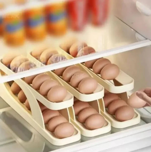 🥚 Keep Your Eggs Fresh & Organized – Premium Egg Organizer Tray for Fridge & Kitchen Storage!