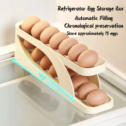 🥚 Keep Your Eggs Fresh & Organized – Premium Egg Organizer Tray for Fridge & Kitchen Storage!