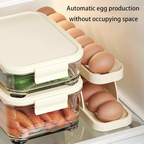 🥚 Keep Your Eggs Fresh & Organized – Premium Egg Organizer Tray for Fridge & Kitchen Storage!